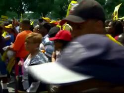 Crowds Marching On Washington News Clip