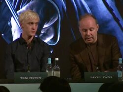 Harry Potter and the Half-Blood Prince Press Conferences Stock Footage