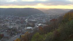 Sunrise over Johnstown, PA News Clip