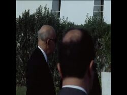 SYND 1-7-71 PRESIDENT BOURGUIBA APPEARS IN PUBLIC FOR THE FIRST TIME SINCE HE HAD A HEART ATTACK News Clip