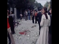 SYND 27 10 76 AFTERMATH OF BOMB ATTACK ON MOROCCAN EMBASSY, IN MADRID News Clip