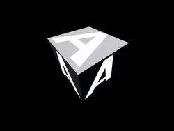 Alphabet cube folding and unfolding Stock Footage