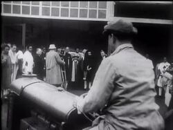 Haile Selassie heads news of the moment. News Clip