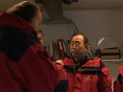 CLEAN: UN chief sees climate change first-hand News Clip
