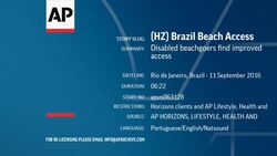 Disabled beachgoers find improved access  Instructional Video