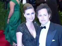 Lauren Bush Lauren, David Lauren at "PUNK: Chaos To Couture" Costume Institute Gala Stock Footage