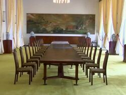 ZO Banquet Hall at Reunification Palace, formerly Independence Palace / Ho Chi Minh City, Vietnam Stock Footage