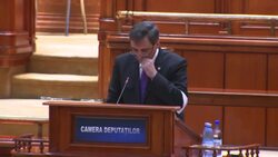 Romanian government survive no confidence vote News Clip