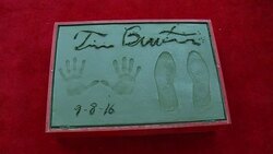 ATMOSPHERE - Tim Burton To Place Handprints-Footprints In Cement At TCL Chinese Theatre IMAXï¿½ Forecourt Stock Footage