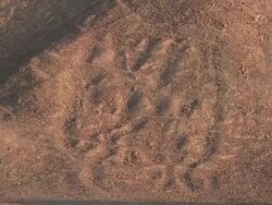MS Shot over Nazca mountains / South Of Peru, Nazca, Peru Stock Footage