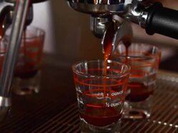 Brewing fresh coffee Stock Footage