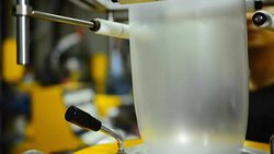 panning: fabricate blown films. Stock Footage