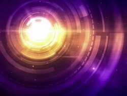 Spinning Circles Background Loop - Sunset Pink Centred (Full HD) Stock Footage
