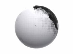 Grunge Globe Loop HD Stock Footage