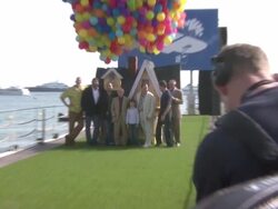 Cannes Film Festival 2009: 'Up' Photocall Stock Footage