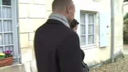 CLEAN : Mitterrand his family pay tribute alongside President Hollande News Clip