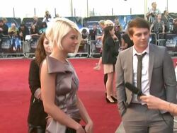 Danielle Harold at the Cowboys & Aliens UK Premiere at London England. (Footage by WireImage Video/Getty Images Entertainment Video) Stock Footage
