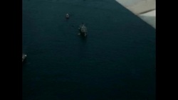 Supply Ships in Tokyo Harbor Stock Footage