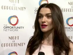 INTERVIEW - Rachel Weisz  - The Opportunity Networks 7th Annual Night Of Opportunity Stock Footage