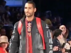 Bogota fashion show gives former rebels a "Chance" Stock Footage