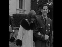 CAN 070 CROWN PRINCE CONSTANTINE POSES WITH FIANCEE News Clip