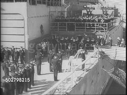 Bombed French Warship Inspected By Axis Figureheads, Vichy Ambassador Gaston Henri-Haye Visits The State Department News Clip