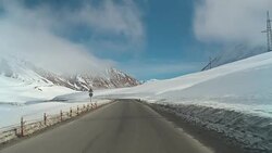 Mountain Road in Georgia Stock Footage