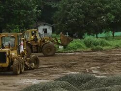 Ebola Case Management Facility ELWA 3 In Monrovia Stock Footage