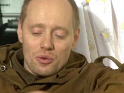 INTERVIEW Aksel Hennie on he has a different role in the actors as he's from Norway at the Age of Heroes Set Visit at Haugesund . (Footage by WireImage Video/GettyImages) Stock Footage