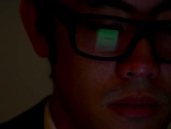 HD:Businessman watching trend of a graphic chart. Stock Footage