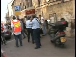 ISRAEL: JERUSALEM: CAR BOMB EXPLOSION (2) News Clip