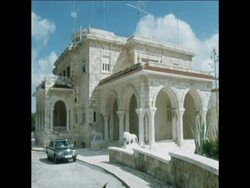 SYND 22 2 75 KING HUSSEIN MEETS SYRIAN FOREIGN MINISTER IN AMMAN News Clip