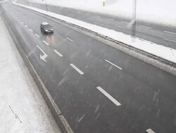 Winter Trafic Stock Footage