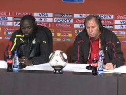 CLEAN: SOUTH AFRICA, Johannesburg : Ghana clash with Germany in Johannesburg's Soccer City on  News Clip