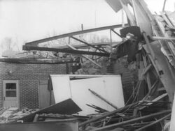 Tornado Hits Orrick, Missouri Stock Footage