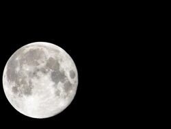 Time lapse of the super moon rising in Tokyo,Japan Stock Footage
