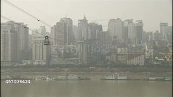 Chongqing city skyline and river News Clip