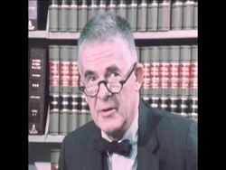 SYND 18-10-73 ARCHIBALD COX PRESS CONFERENCE News Clip