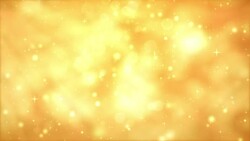 Moving Particles Loop - Orange Glittering in light rays Stock Footage