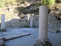 Haghartsin monastery, structure near the refectory Stock Footage