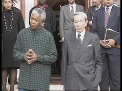 SOUTH AFRICA: US SECRETARY OF STATE WARREN CHRISTOPHER VISIT News Clip