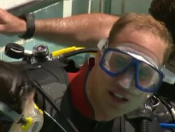 Prince William In Pool With Other Divers News Clip