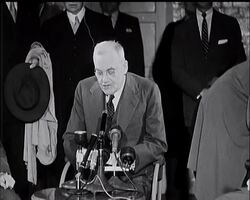 MR DULLES FLYING VISIT News Clip