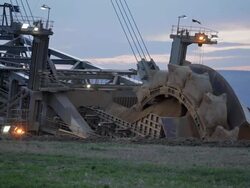 Open cast mining Stock Footage