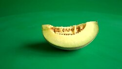 melon on green screen Stock Footage