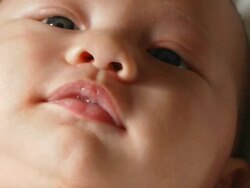 Baby Boy Smile Stock Footage