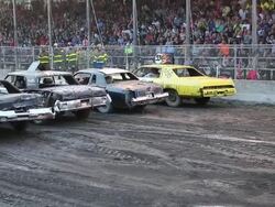 Demo Derby Stock Footage