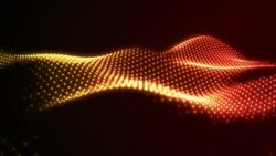 Wavy animation loop Stock Footage