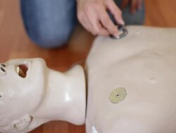 cpr doll Stock Footage