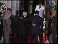 Palestinian leader, Abbas meets with President Chavez, s'bites News Clip